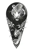 tiger tattoo design idea