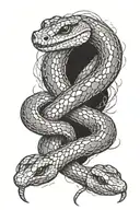 snake tattoo design idea