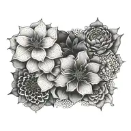 blackout tattoo design idea