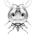 Ladybug tattoo design idea