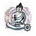 Buddha tattoo design idea