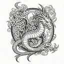 dragon tattoo design idea