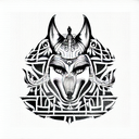 Anubis tattoo design idea