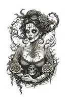 daughter tattoo design idea
