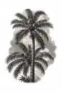 palm-tree tattoo design idea