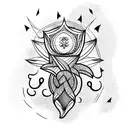 Sous le Soleil tattoo design idea