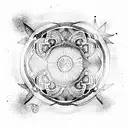 Sous le Soleil tattoo design idea