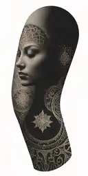 religious tattoo design idea