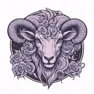 aries tattoo design idea