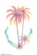 palm-tree tattoo design idea