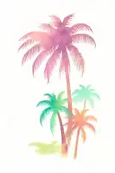 palm-tree tattoo design idea