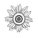 Daisy tattoo design idea