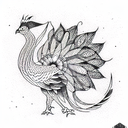 Turkey tattoo design idea