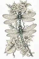dragonfly tattoo design idea