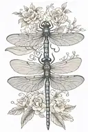 dragonfly tattoo design idea