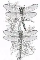 dragonfly tattoo design idea