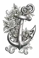 anchor tattoo design idea