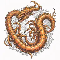 scorpion tattoo design idea