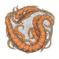 scorpion tattoo design idea