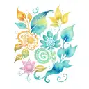 henna tattoo design idea