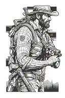 Arthur Morgan red dead redemption 2 tattoo design idea