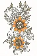 henna tattoo design idea