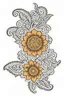 henna tattoo design idea
