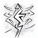 Lightning Bolt tattoo design idea