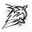 Lightning Bolt tattoo design idea