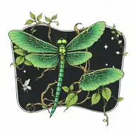 dragonfly tattoo design idea