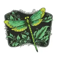 dragonfly tattoo design idea