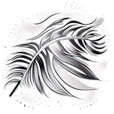 Feather tattoo design idea
