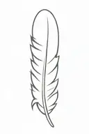 feather tattoo design idea