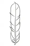 feather tattoo design idea