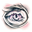 Eye tattoo design idea