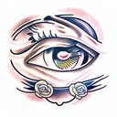 Eye tattoo design idea