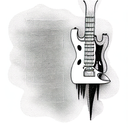 Guitar tattoo design idea