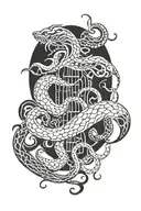 kraken tattoo design idea