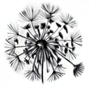 Dandelion tattoo design idea