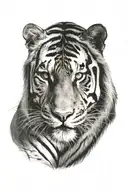 tiger tattoo design idea