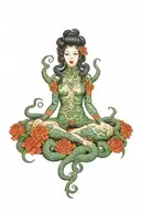 medusa tattoo design idea