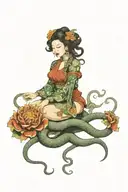 medusa tattoo design idea