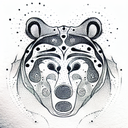 Bear tattoo design idea