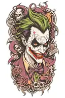 joker tattoo design idea