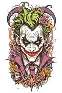 joker tattoo design idea