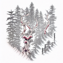 Redwood Forrest tattoo design idea