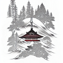 Redwood Forrest tattoo design idea