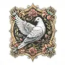 dove tattoo design idea