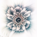 Daisy tattoo design idea