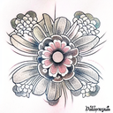 Daisy tattoo design idea